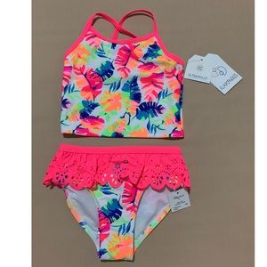 FLAP DOODLES Girl Swimsuit (New with tag)